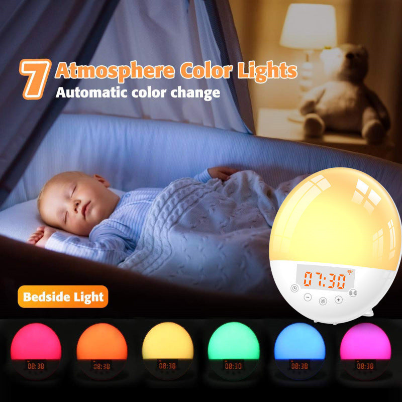 WiFi Voice Control Smart Natural Sunrise Wake-Up Light Alarm Clock