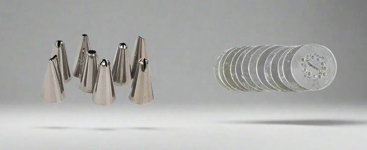 Stainless Steel Dough & Icing Gun Press Set