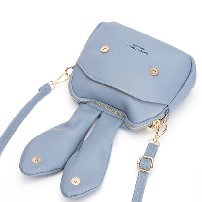 Mini Rabbit Ears Bucket Shoulder Crossbody Bag