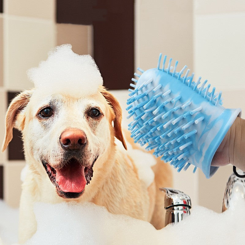 Soft Silicone Brush Dog Paw Cleaner Cup