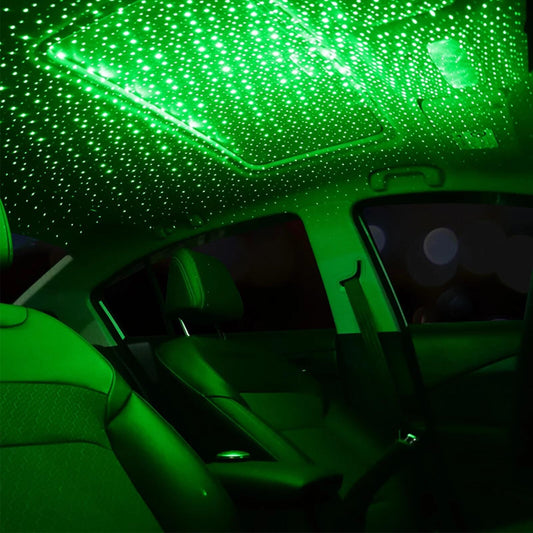 Proyector láser de luz nocturna de estrella de techo de coche LED - Lámpara Star Galaxy 