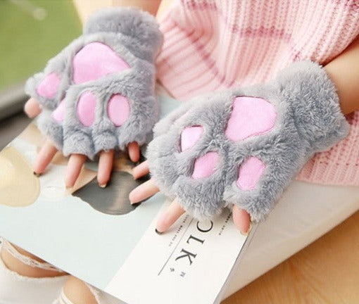 Guantes acogedores de invierno con patas