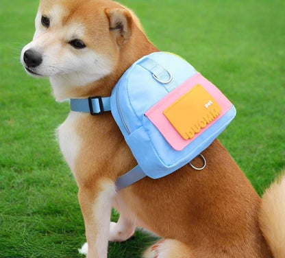 Cute Pet School Bag Backpack + Leash