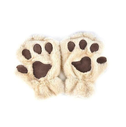 Guantes acogedores de invierno con patas