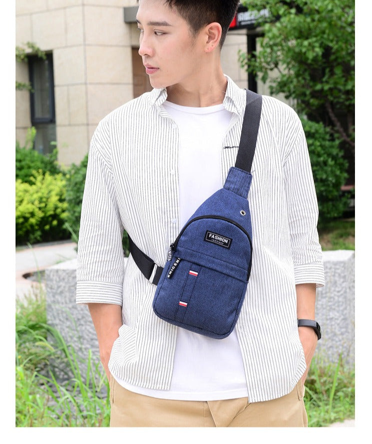 Korean-style Lightweight Shoulder Chestpack Bag