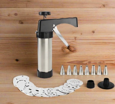 Stainless Steel Dough & Icing Gun Press Set