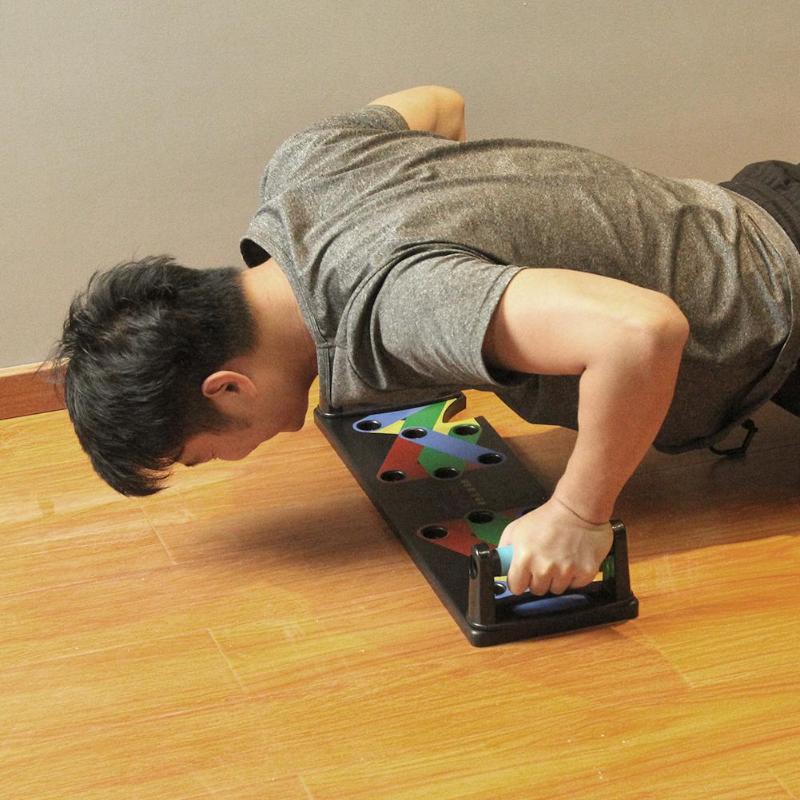 Portable Push-up Board With Target Muscle Variation