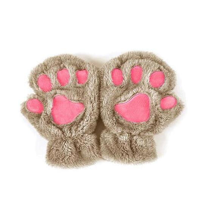 Guantes acogedores de invierno con patas