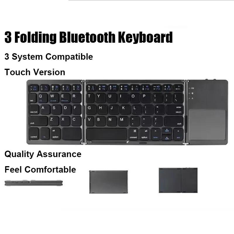 Wireless Folding Keyboard Bluetooth Keyboard With Touchpad