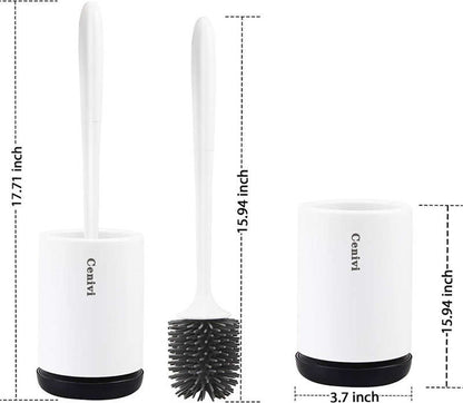 Simple Modern Toilet Cleaning Brush & Cup Set