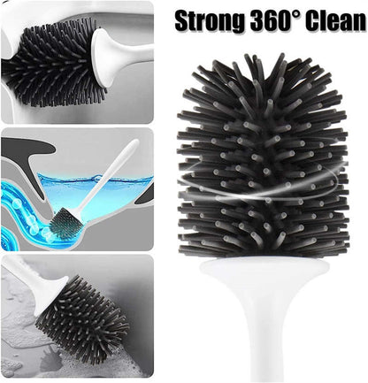 Simple Modern Toilet Cleaning Brush & Cup Set