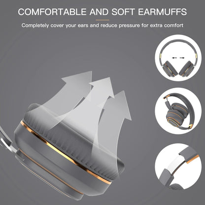 High Resolution Audio - Wireless Folding Bluetooth Headset With Microphone & Aux Port