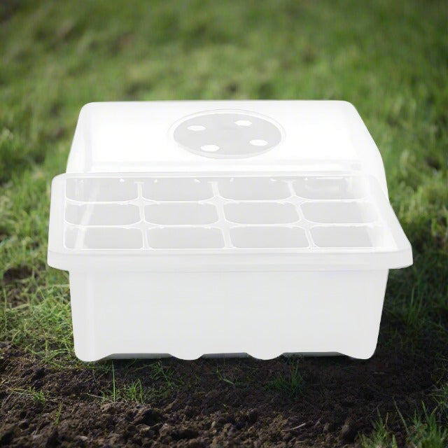 12-Seed Sprout Grid Germination Box Tray