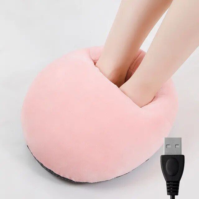 Soft Heated USB Electric Feet Warmer For Cozy Heat