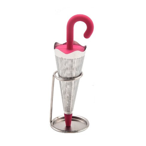 Stainless Steel High-Temp Silicone Umbrella Tea Infuser