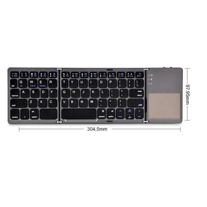 Wireless Folding Keyboard Bluetooth Keyboard With Touchpad