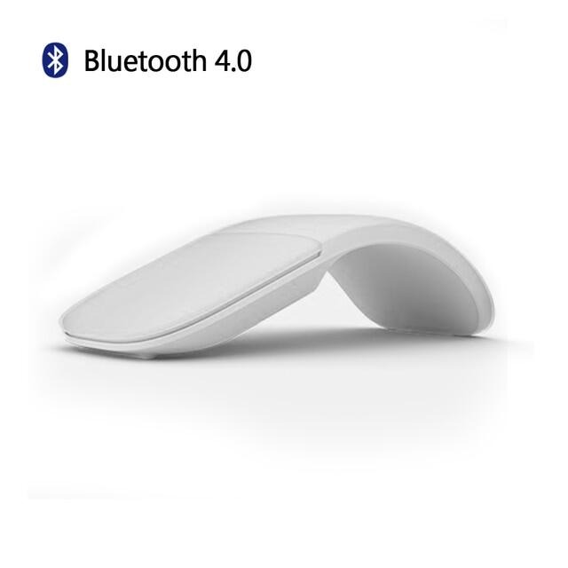 Wireless Foldable Arc Touch Mouse 1600-DPI Bluetooth 4.0