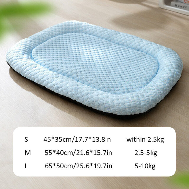 Dog Cooling Bed Mat Spring Summer Universal Soft Non-slip Oversize Mat