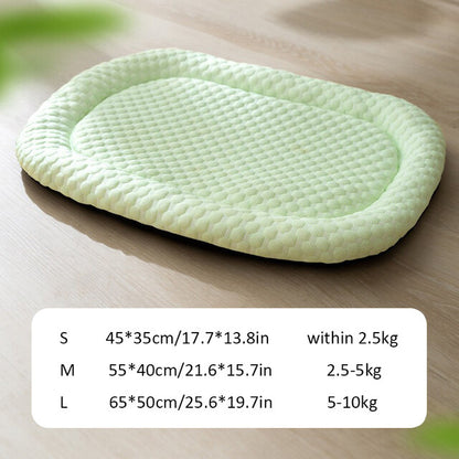 Dog Cooling Bed Mat Spring Summer Universal Soft Non-slip Oversize Mat