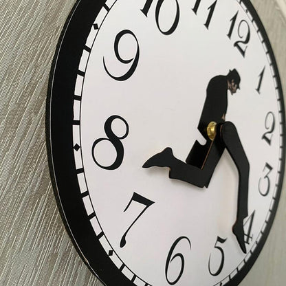 Silly Walk Wall Clock