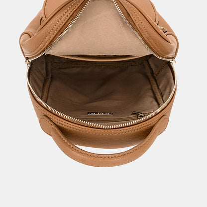 Leather Handle Backpack By David Jones Designer