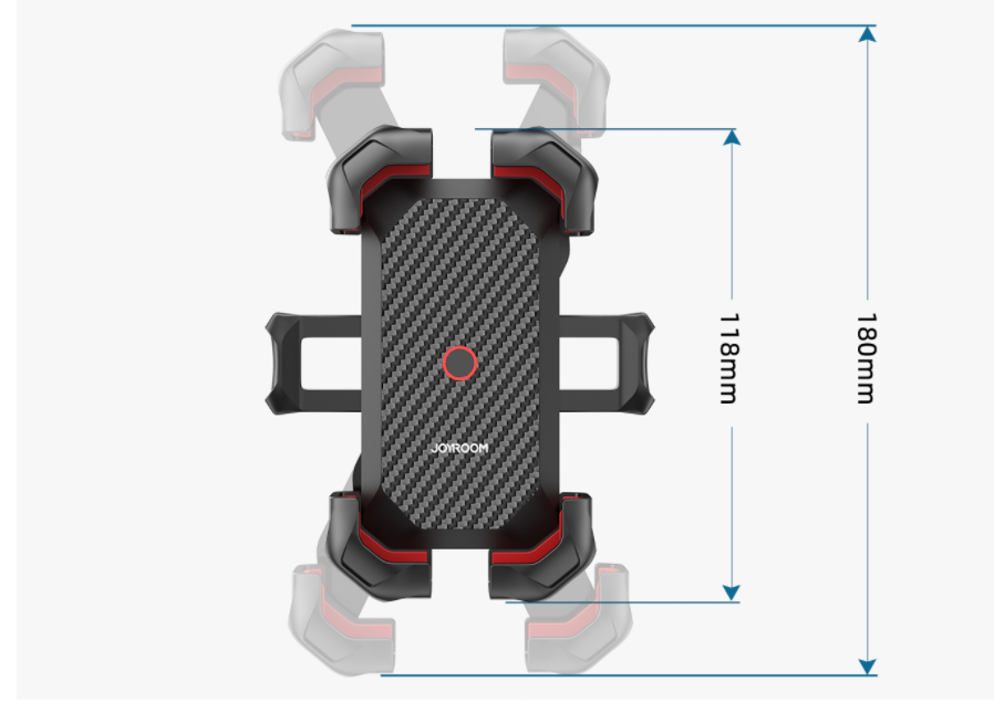 Soporte para teléfono móvil para motocicleta y bicicleta al aire libre