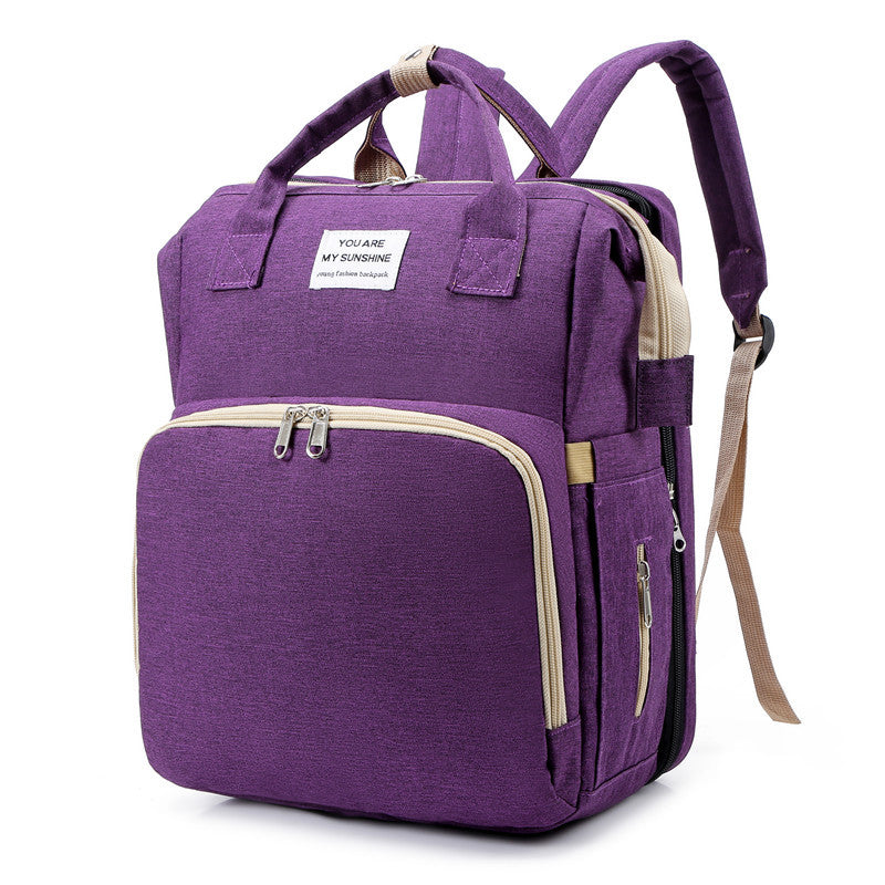 Bolsa plegable extensible para mamá, cambiador portátil