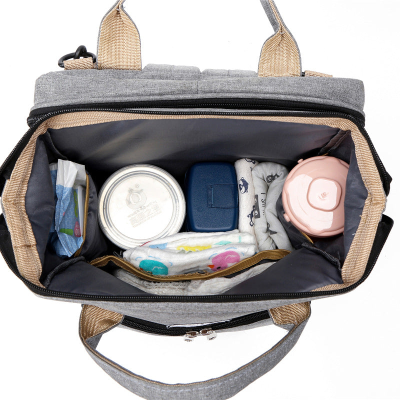 Bolsa plegable extensible para mamá, cambiador portátil