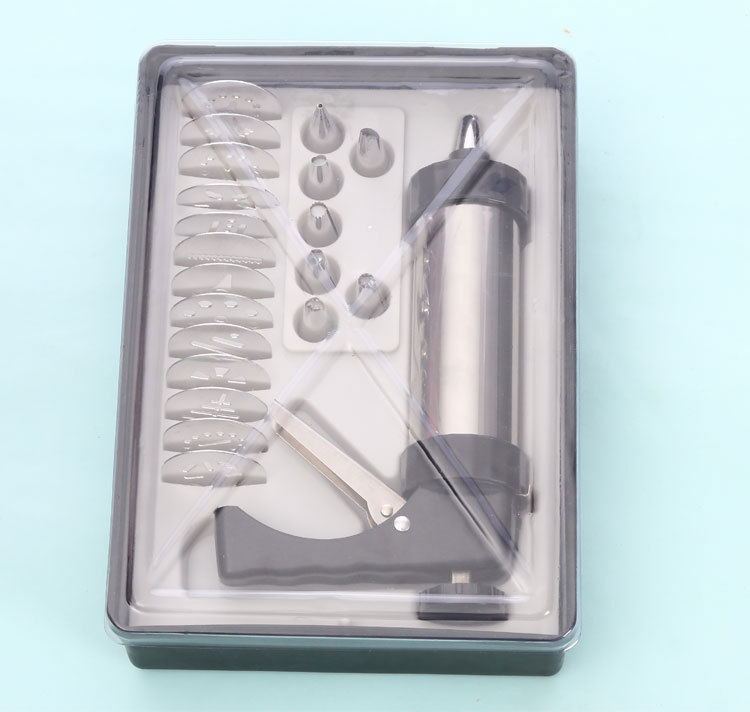 Stainless Steel Dough & Icing Gun Press Set