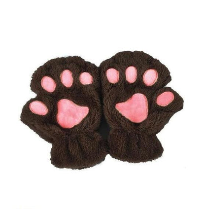 Guantes acogedores de invierno con patas