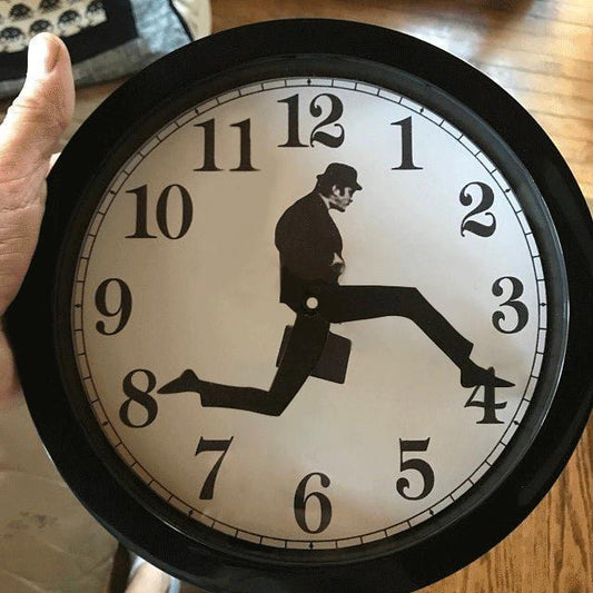 Silly Walk Wall Clock