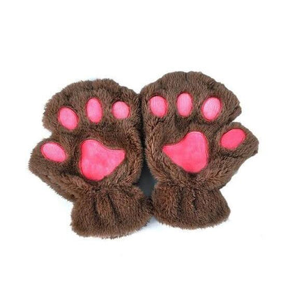 Guantes acogedores de invierno con patas