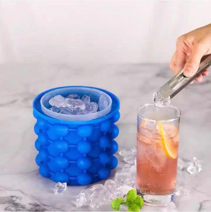 Silicone Mold Drink Chiller & Ice Sphere Tray Maker