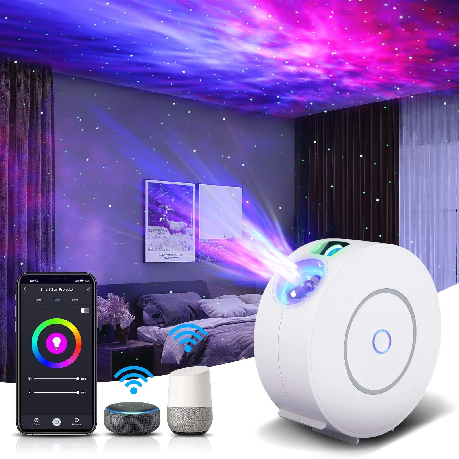 SK20 Smart Galaxy Space Projector + APP