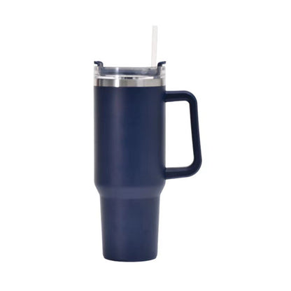 Vaso de café al vacío de acero inoxidable de 40 onzas con tapa, sin BPA