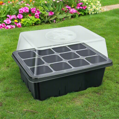 12-Seed Sprout Grid Germination Box Tray