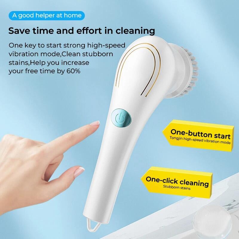 Electric Kitchen Multi-functional Cleaning Brush