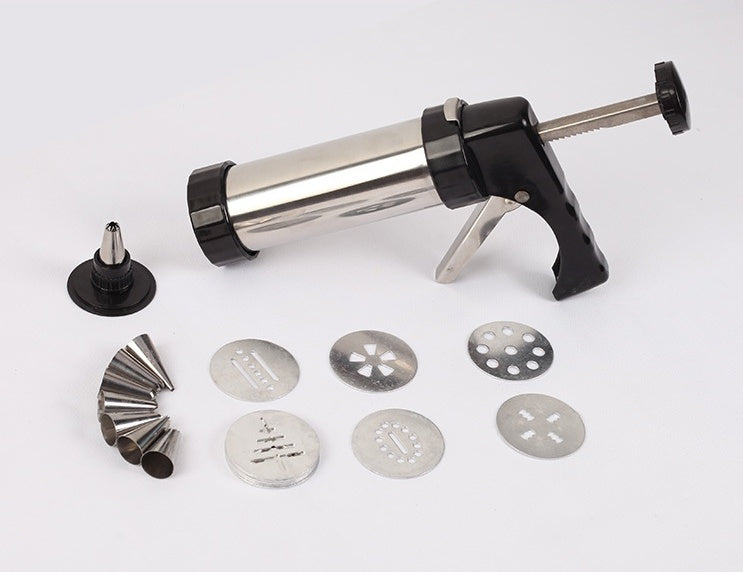 Stainless Steel Dough & Icing Gun Press Set