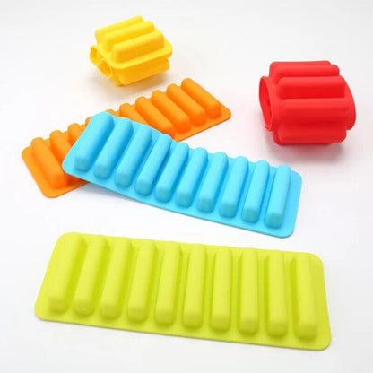 Water Bottle Silicone Ice Rectangles Tray Mold