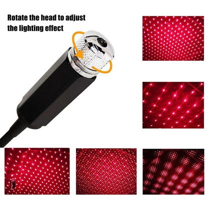 LED Car Roof Star Night Light Laser Projector - Star Galaxy Lamp