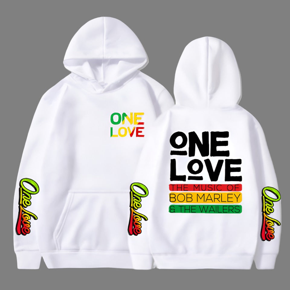 One Love, Bob Marley - Casual Sweatshirt Hoodie