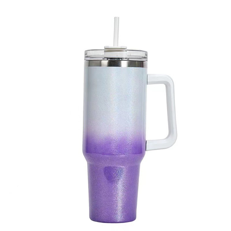 40 Oz Stainless Steel Vacuum Coffee Tumbler With Lid - BPA Free