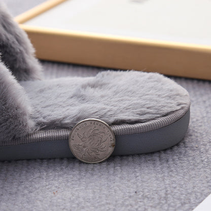 Double Cloud Fur-Lined Comfort House Slippers