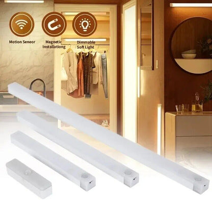 Motion Sensor Light Bar LED Night Light USB Rechargeable Detachable and Movable Lamp