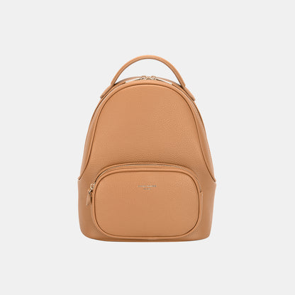 Leather Handle Backpack By David Jones Designer