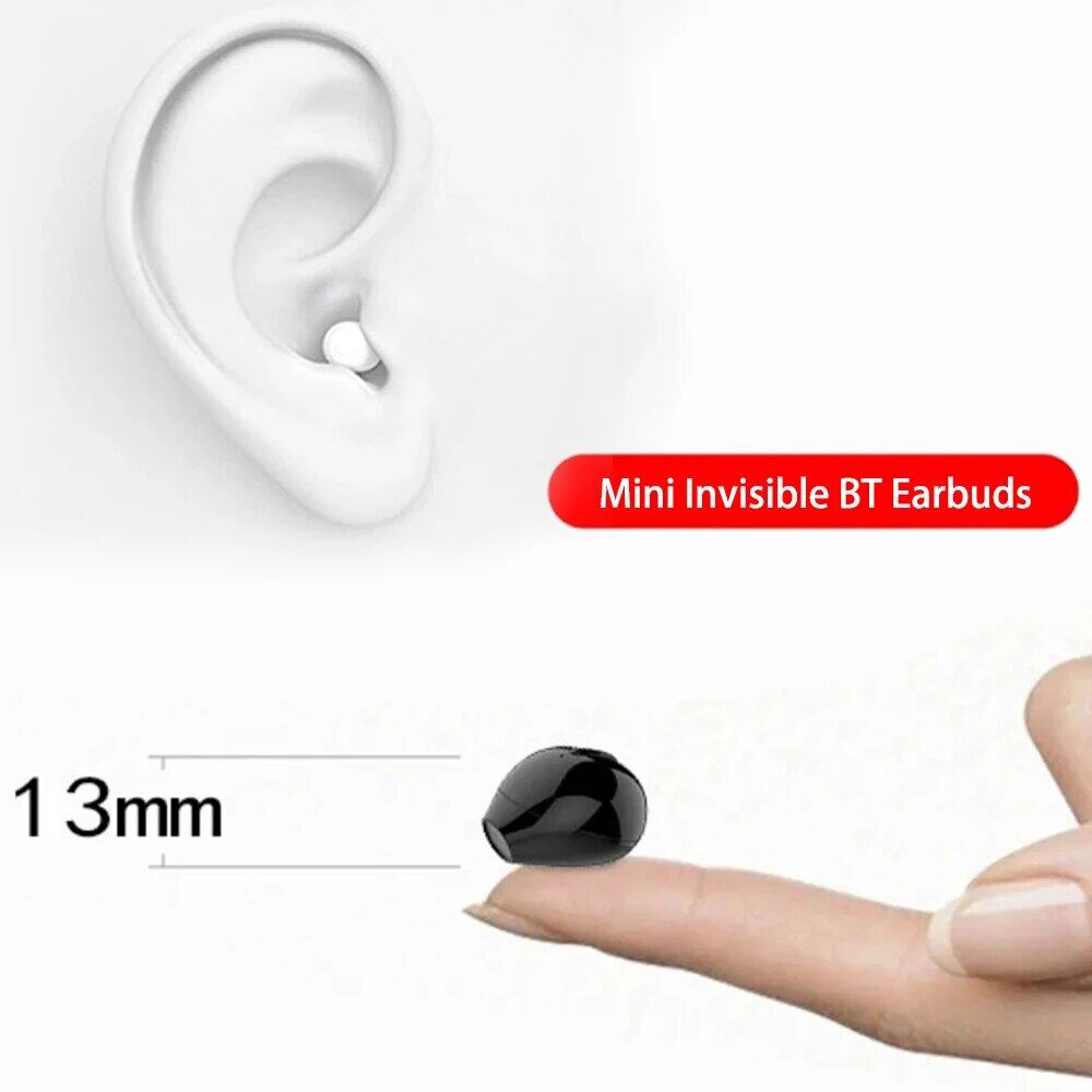 BT 5.2 Wireless Invisible Touch Earphones Mini Ear Buds