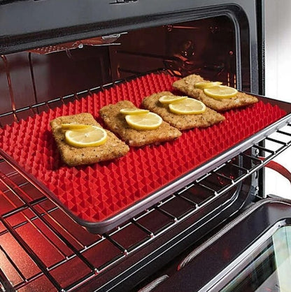 Non-Stick Silicone Ribbed Cooking Mat Baking Mat