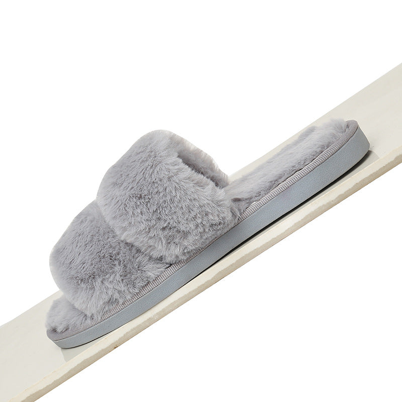 Double Cloud Fur-Lined Comfort House Slippers