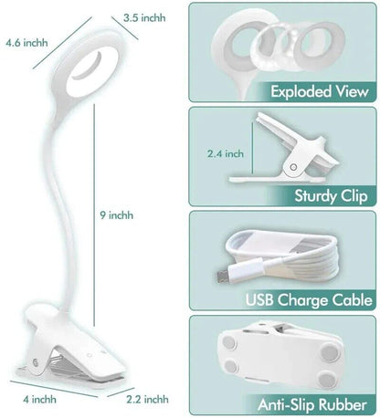 Rechargeable LED USB Reading Desk Light