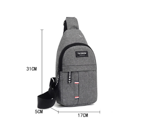 Korean-style Lightweight Shoulder Chestpack Bag